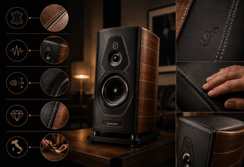 Sonus Faber Hoparlörlerde Neden Deri Kullanıyor